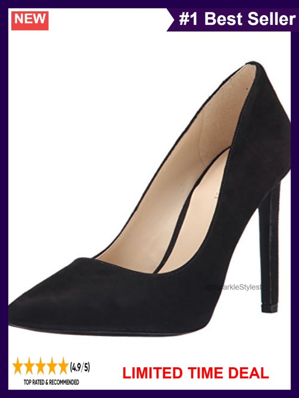 Nine West Tatiana Pointed Toe Stiletto Heel Dress Pump